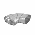 Imperial Mfg 6in 90d Elbow Oval/Flat GV2062